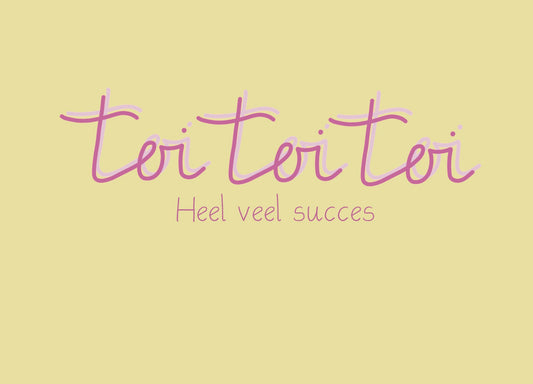 Ansichtkaart "Toi Toi Toi"