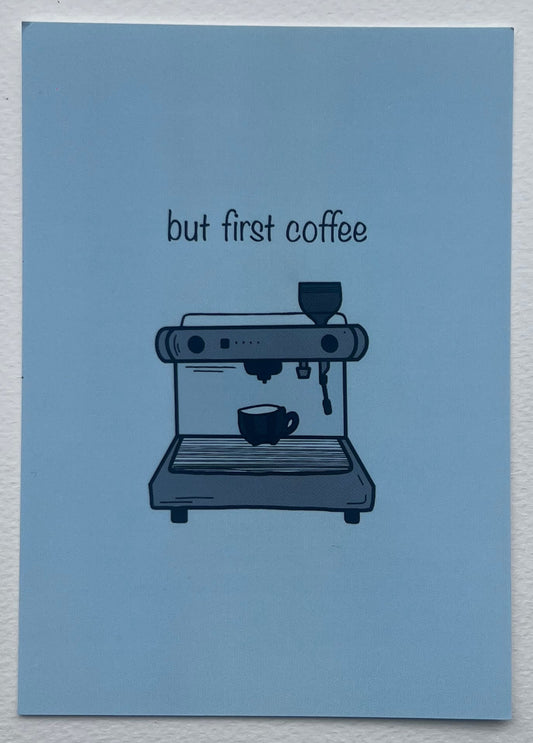Ansichtkaart "Coffee"