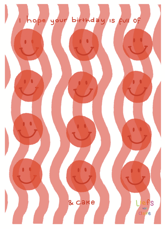 Ansichtkaart "Happy"
