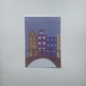 Ansichtkaart 'Gracht'