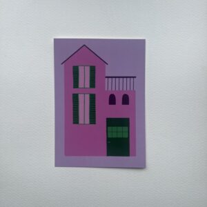 Ansichtkaart 'Huisje'